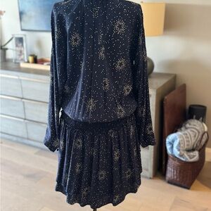 Rails Navy Dress with Starry Pattern
